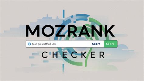 mozrank checker.